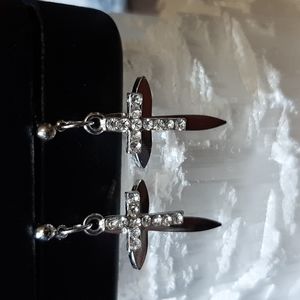 Cross earrings
